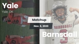 Matchup: Yale  vs. Barnsdall  2020