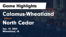 Calamus-Wheatland  vs North Cedar  Game Highlights - Jan. 19, 2024