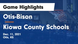 Otis-Bison  vs Kiowa County Schools Game Highlights - Dec. 11, 2021