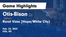 Otis-Bison  vs Rural Vista [Hope/White City]  Game Highlights - Feb. 24, 2022