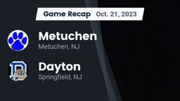 Recap: Metuchen  vs. Dayton  2023