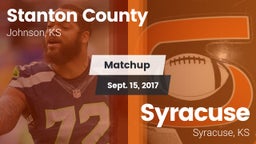 Matchup: Stanton County High vs. Syracuse  2017