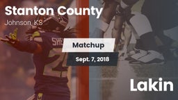 Matchup: Stanton County High vs. Lakin 2018