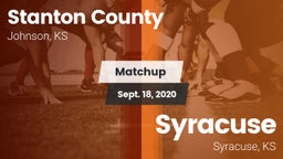 Matchup: Stanton County High vs. Syracuse  2020