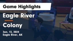 Eagle River  vs Colony  Game Highlights - Jan. 13, 2024