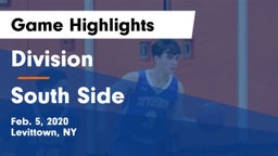 Division  vs South Side  Game Highlights - Feb. 5, 2020