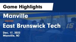 Manville  vs East Brunswick Tech Game Highlights - Dec. 17, 2022