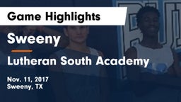 Sweeny  vs Lutheran South Academy Game Highlights - Nov. 11, 2017