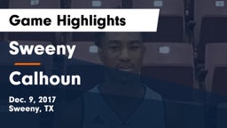 Sweeny  vs Calhoun Game Highlights - Dec. 9, 2017