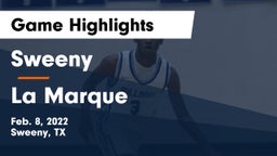 Sweeny  vs La Marque  Game Highlights - Feb. 8, 2022