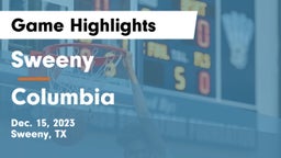 Sweeny  vs Columbia  Game Highlights - Dec. 15, 2023