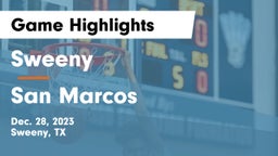 Sweeny  vs San Marcos  Game Highlights - Dec. 28, 2023