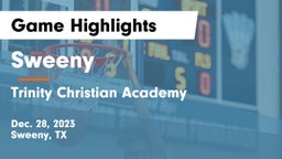 Sweeny  vs Trinity Christian Academy  Game Highlights - Dec. 28, 2023