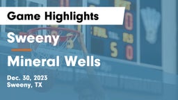 Sweeny  vs Mineral Wells  Game Highlights - Dec. 30, 2023