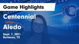 Centennial  vs Aledo  Game Highlights - Sept. 7, 2021