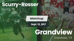 Matchup: Scurry-Rosser High vs. Grandview  2016