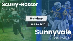Matchup: Scurry-Rosser High vs. Sunnyvale  2016