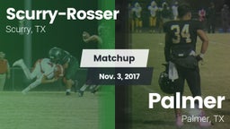 Matchup: Scurry-Rosser High vs. Palmer  2016