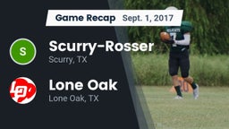 Recap: Scurry-Rosser  vs. Lone Oak  2017