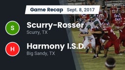 Recap: Scurry-Rosser  vs. Harmony I.S.D. 2017