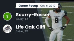 Recap: Scurry-Rosser  vs. Life Oak Cliff  2017