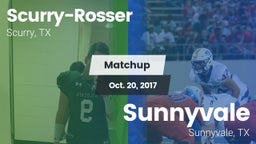 Matchup: Scurry-Rosser High vs. Sunnyvale  2017