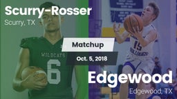Matchup: Scurry-Rosser High vs. Edgewood  2018