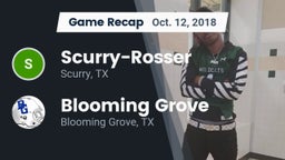 Recap: Scurry-Rosser  vs. Blooming Grove  2018