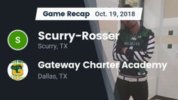 Recap: Scurry-Rosser  vs. Gateway Charter Academy  2018