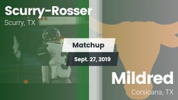 Matchup: Scurry-Rosser High vs. Mildred  2019