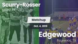 Matchup: Scurry-Rosser High vs. Edgewood  2019