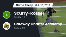 Recap: Scurry-Rosser  vs. Gateway Charter Academy  2019