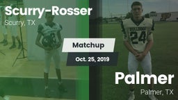 Matchup: Scurry-Rosser High vs. Palmer  2019