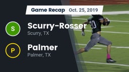 Recap: Scurry-Rosser  vs. Palmer  2019