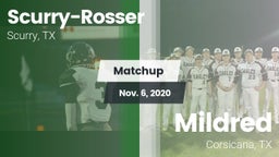 Matchup: Scurry-Rosser High vs. Mildred  2020