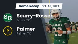 Recap: Scurry-Rosser  vs. Palmer  2021