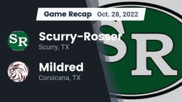 Recap: Scurry-Rosser  vs. Mildred  2022