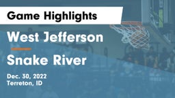 West Jefferson  vs Snake River  Game Highlights - Dec. 30, 2022