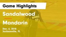 Sandalwood  vs Mandarin  Game Highlights - Dec. 6, 2018