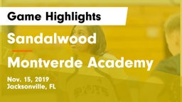 Sandalwood  vs Montverde Academy Game Highlights - Nov. 15, 2019