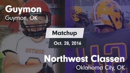Matchup: Guymon  vs. Northwest Classen  2016