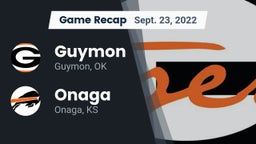 Recap: Guymon  vs. Onaga  2022