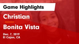Christian  vs Bonita Vista  Game Highlights - Dec. 7, 2019