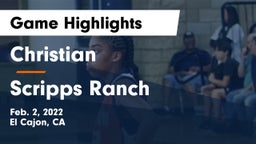 Christian  vs Scripps Ranch  Game Highlights - Feb. 2, 2022