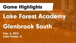 Lake Forest Academy  vs Glenbrook South  Game Highlights - Feb. 6, 2019