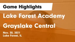Lake Forest Academy  vs Grayslake Central  Game Highlights - Nov. 30, 2021