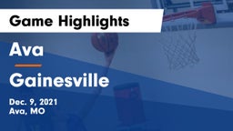 Ava  vs Gainesville  Game Highlights - Dec. 9, 2021