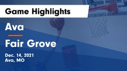 Ava  vs Fair Grove  Game Highlights - Dec. 14, 2021