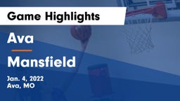 Ava  vs Mansfield  Game Highlights - Jan. 4, 2022