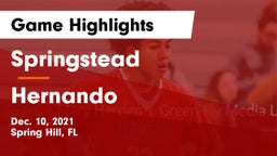 Springstead  vs Hernando  Game Highlights - Dec. 10, 2021